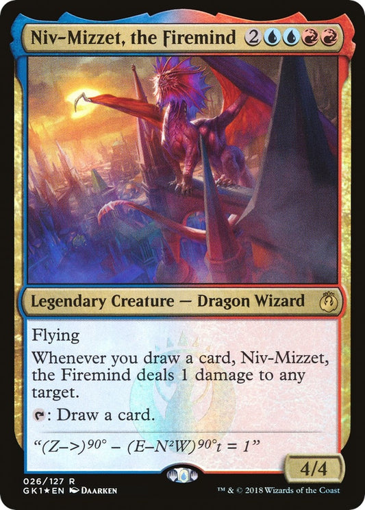 Image for Niv-Mizzet, the Firemind (26) (GR1) - Magic: The Gathering