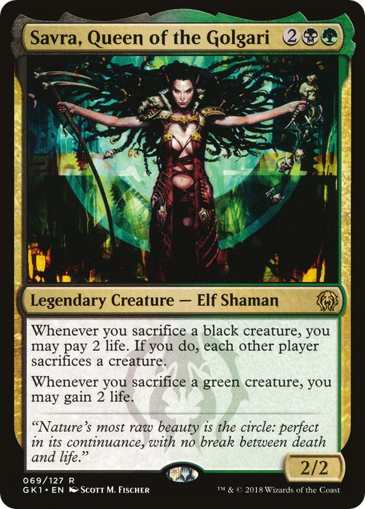 Image for Savra, Queen of the Golgari (69) (GR1) - Magic: The Gathering