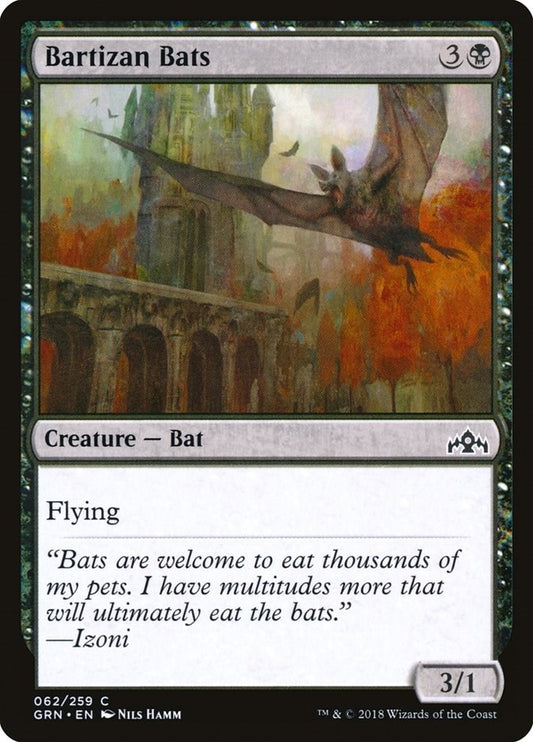 Image for Bartizan Bats (62) (GRN) - Magic: The Gathering