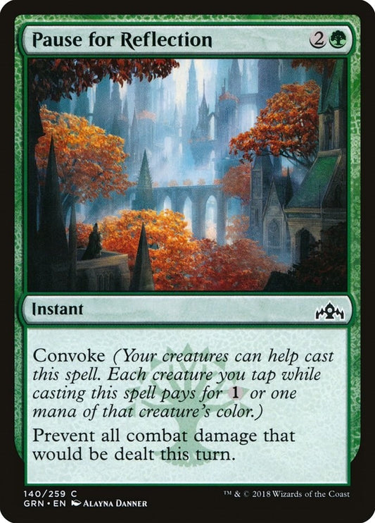 Image for Pause for Reflection (140) (GRN) - Magic: The Gathering