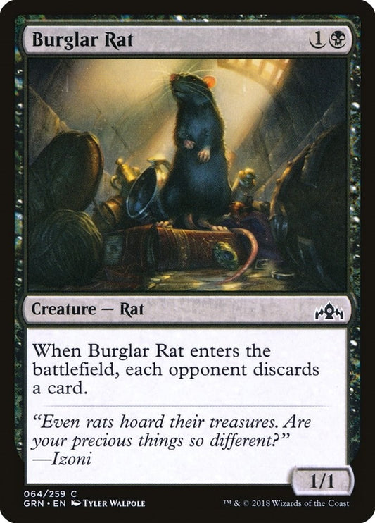 Image for Burglar Rat (64) (GRN) - Magic: The Gathering