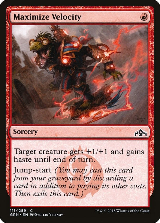 Image for Maximize Velocity (111) (GRN) - Magic: The Gathering