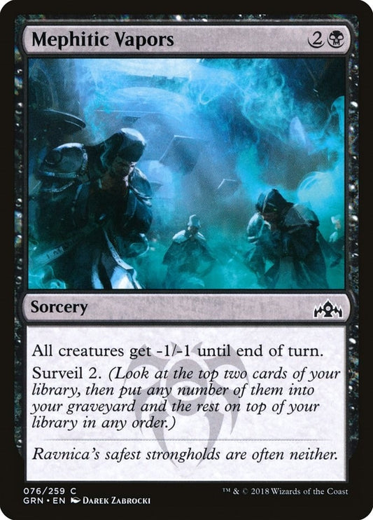 Image for Mephitic Vapors (76) (GRN) - Magic: The Gathering
