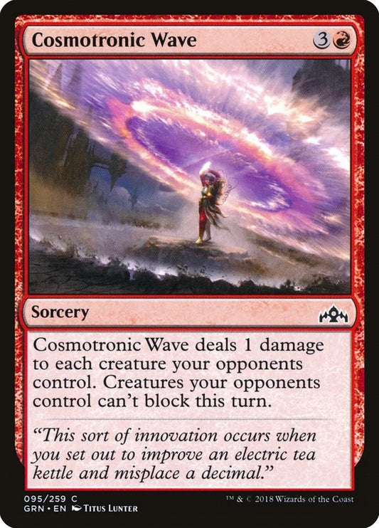 Image for Cosmotronic Wave (95) (GRN) - Magic: The Gathering