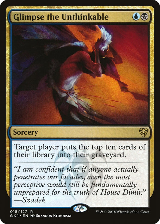Image for Glimpse the Unthinkable (15) (GR1) - Magic: The Gathering