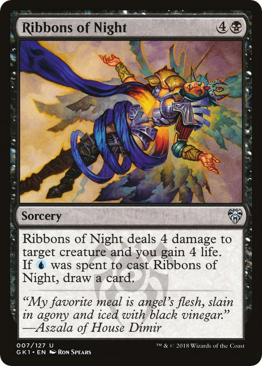 Image for Ribbons of Night (7) (GR1) - Magic: The Gathering