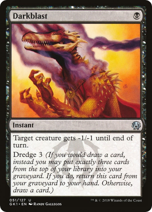 Image for Darkblast (51) (GR1) - Magic: The Gathering