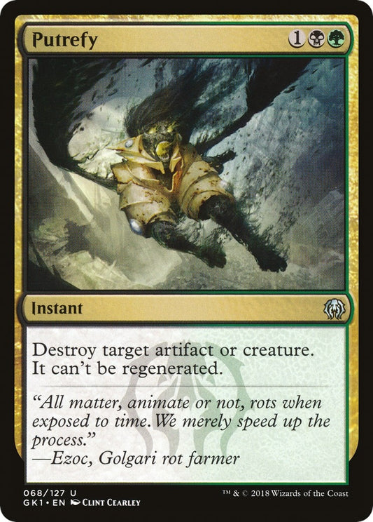Image for Putrefy (68) (GR1) - Magic: The Gathering