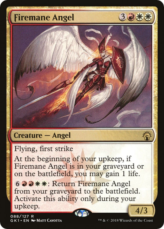 Image for Firemane Angel (88) (GR1) - Magic: The Gathering