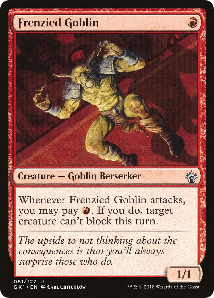 Frenzied Goblin (81) (GR1)
