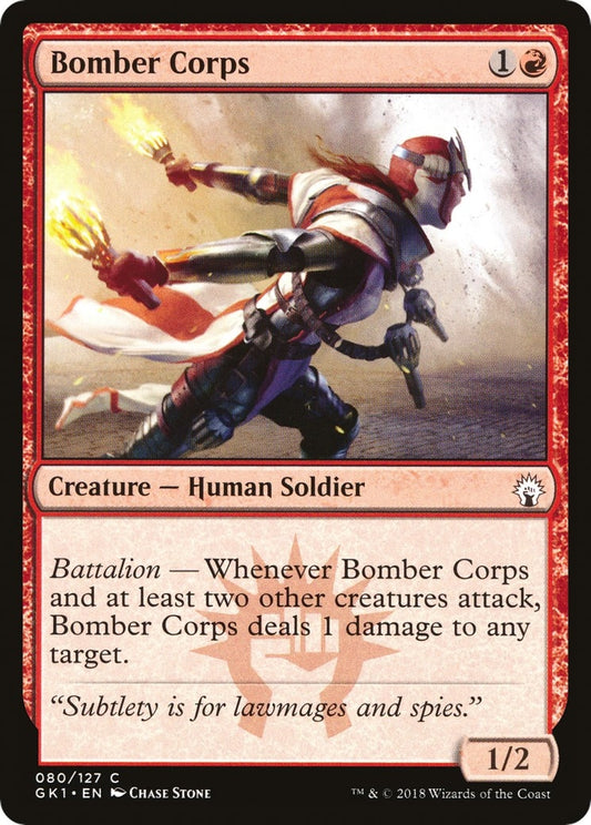 Image for Bomber Corps (80) (GR1) - Magic: The Gathering