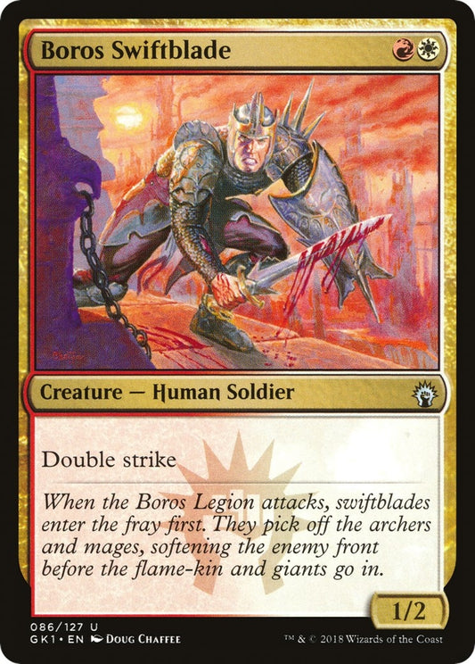 Image for Boros Swiftblade (86) (GR1) - Magic: The Gathering