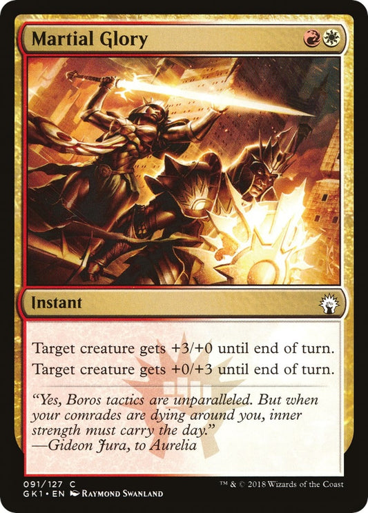 Image for Martial Glory (91) (GR1) - Magic: The Gathering