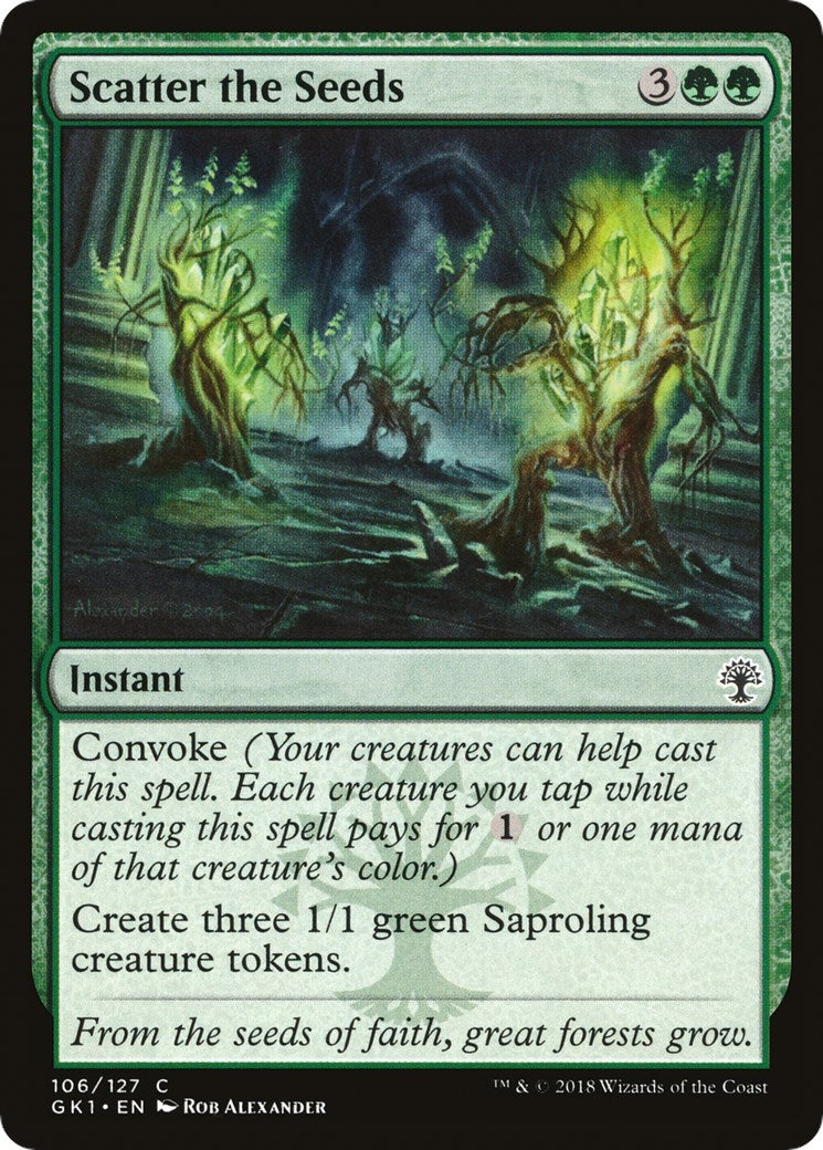 Image for Scatter the Seeds (106) (GR1) - Magic: The Gathering