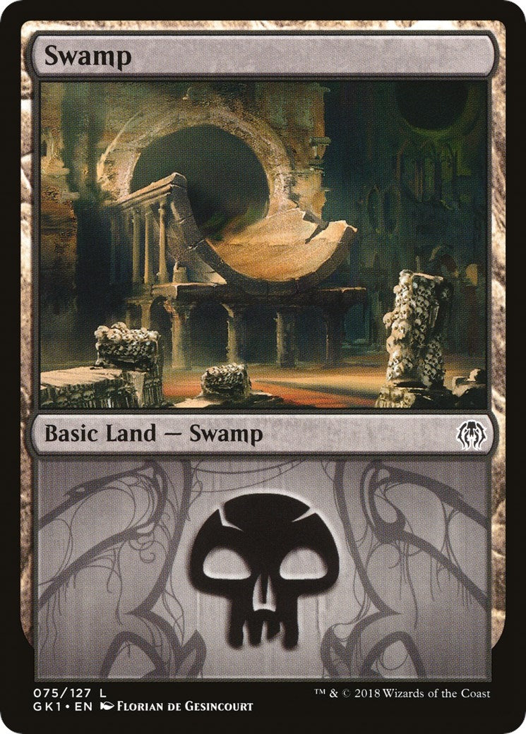 Image for Swamp (075) (75) (GR1) - Magic: The Gathering