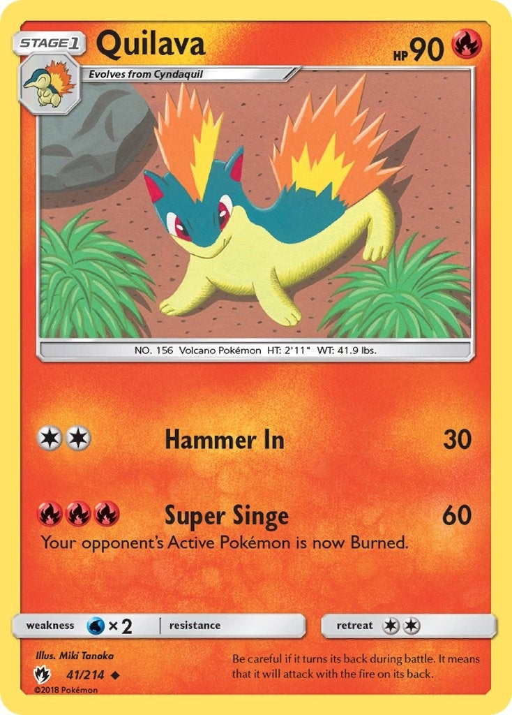Quilava (41/214) (SM8)