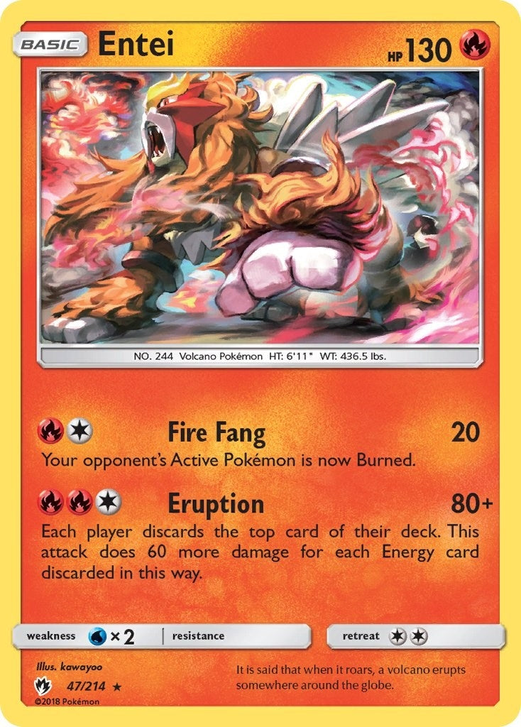 Entei (47/214) (SM8)
