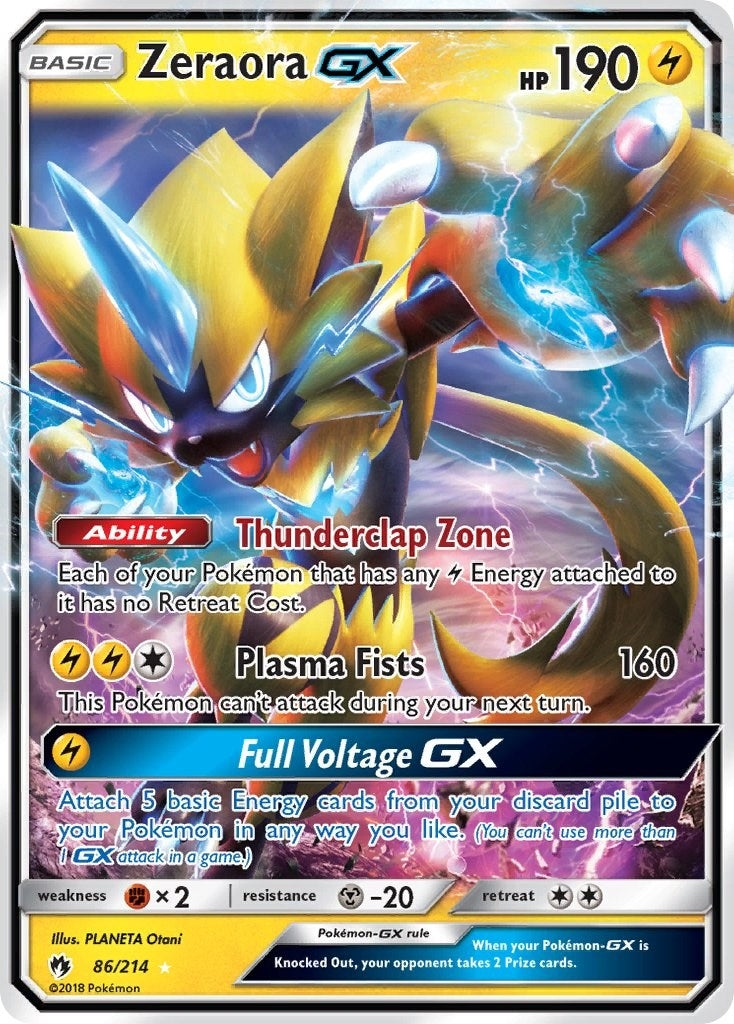 Zeraora GX (86/214) (SM8)