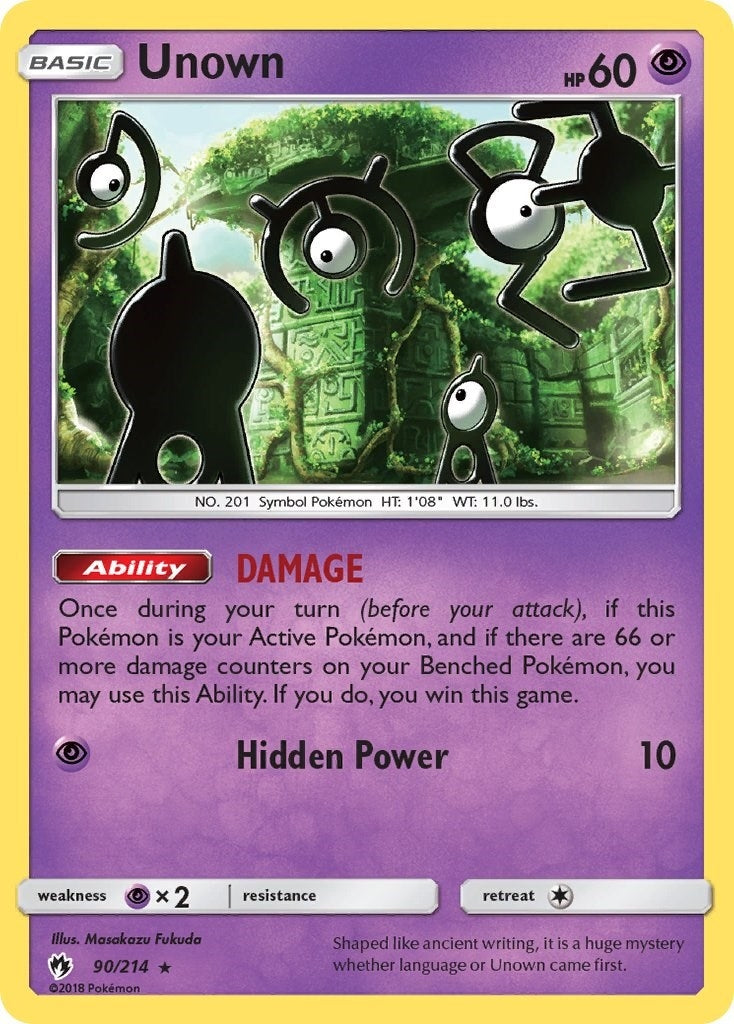 Unown (90) (90/214) (SM8)