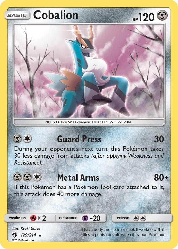 Cobalion (129/214) (SM8)