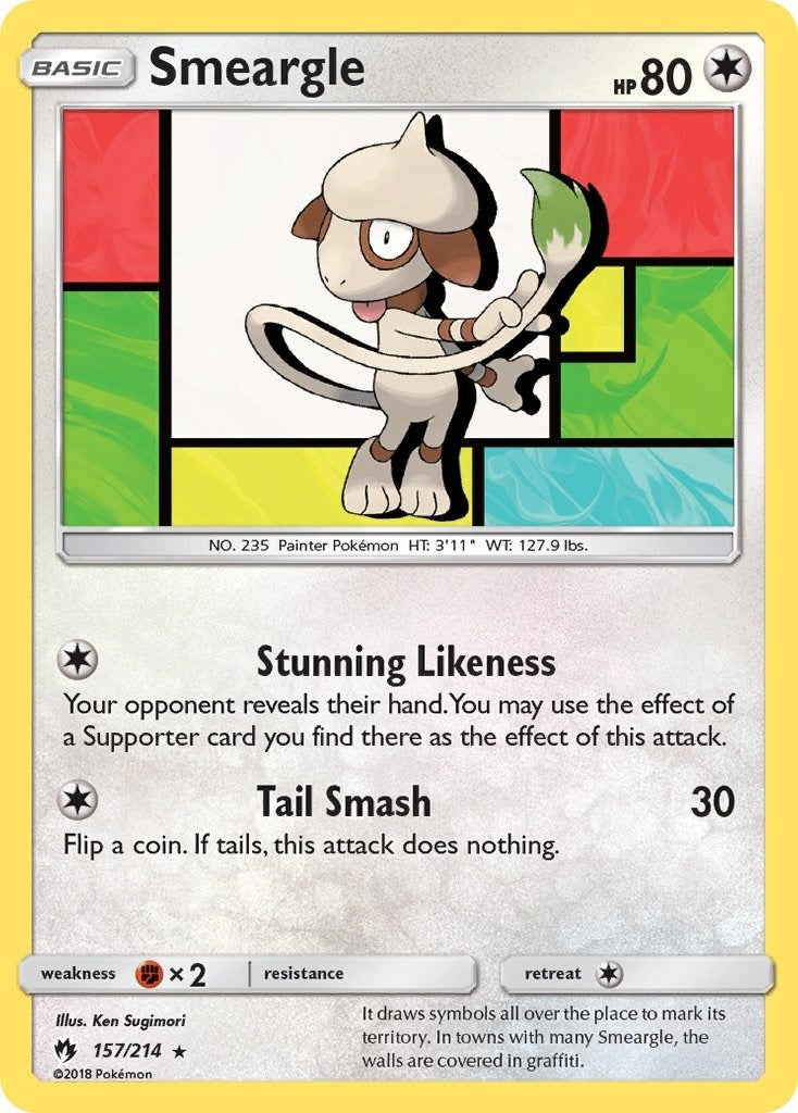 Smeargle (157/214) (SM8)