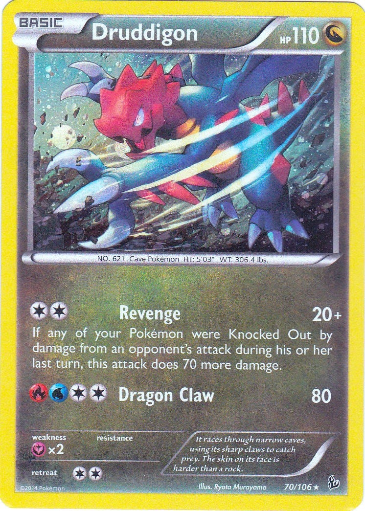 Druddigon - 70/106(Cosmos Holo) (070/106) (BLE)