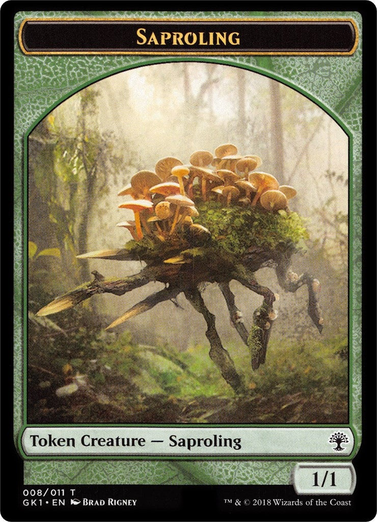 Image for Saproling // Voja Double-Sided Token (8 // 11) (GR1) - Magic: The Gathering
