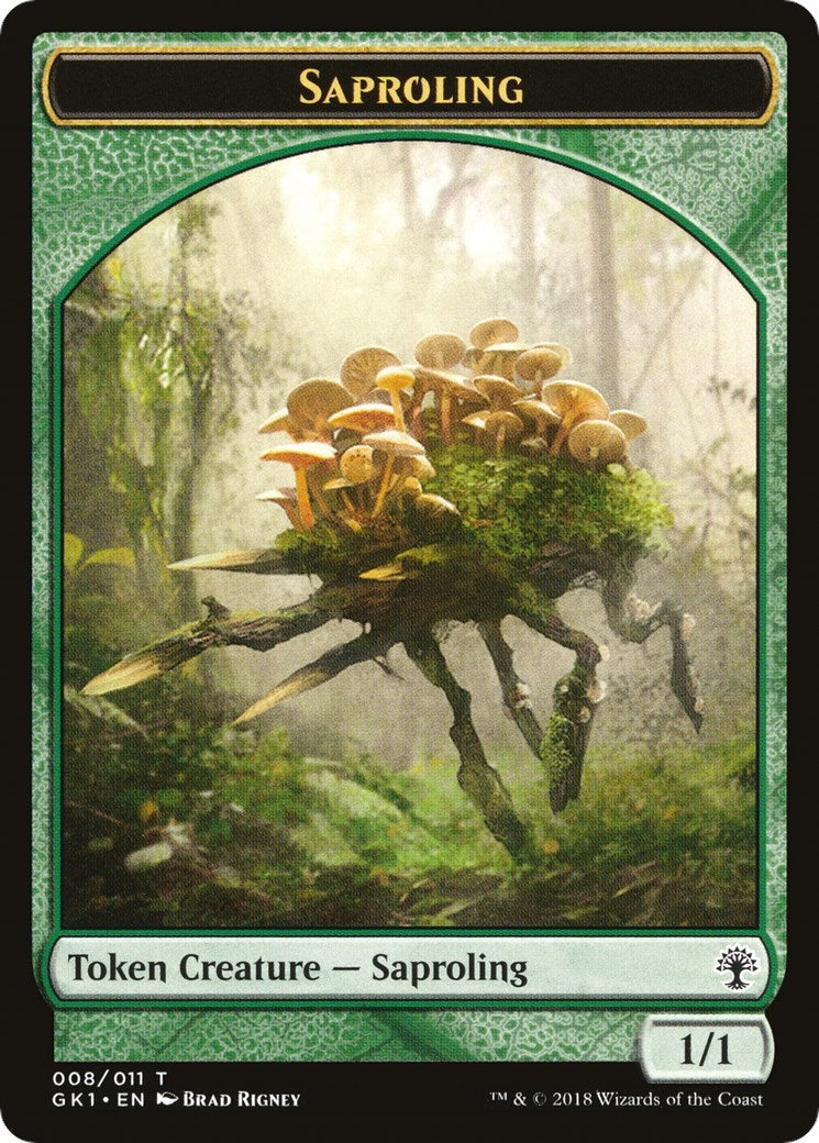 Image for Saproling // Wurm Double-Sided Token (8 // 9) (GR1) - Magic: The Gathering