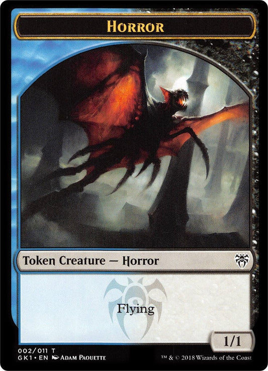 Image for Horror // Copy Double-Sided Token (2 // 1) (GR1) - Magic: The Gathering