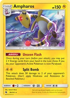 Ampharos - 78/214 (SM Lost Thunder) (078/214) (PR)