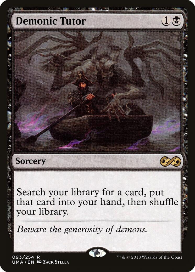 Image for Demonic Tutor (93) (UMA) - Magic: The Gathering