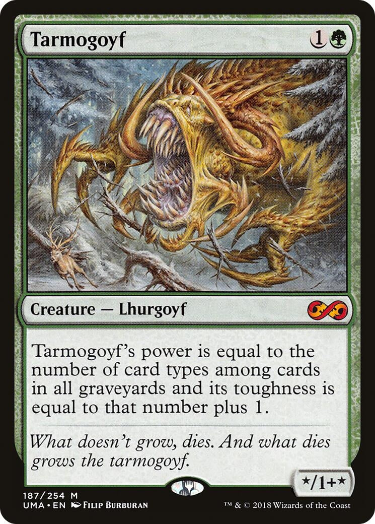 Image for Tarmogoyf (187) (UMA) - Magic: The Gathering