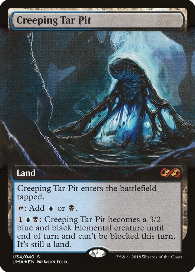 Image for Creeping Tar Pit (U34) (UMA:BT) - Magic: The Gathering