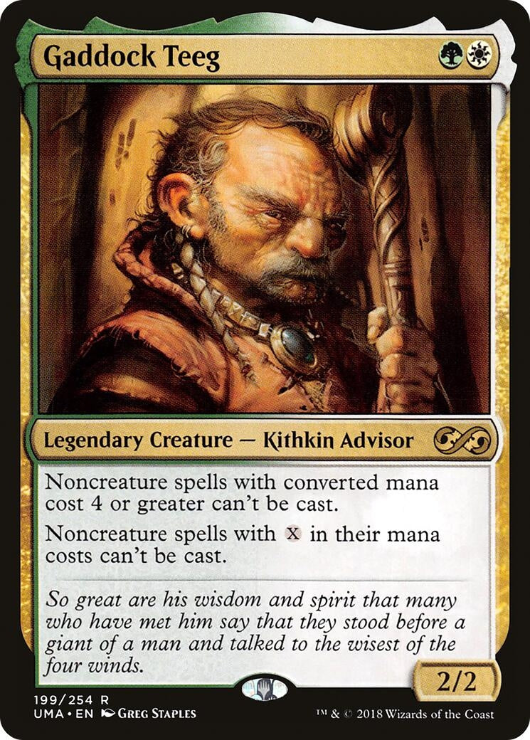 Image for Gaddock Teeg (199) (UMA) - Magic: The Gathering