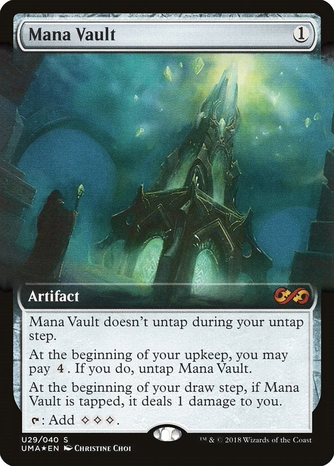 Image for Mana Vault (U29) (UMA:BT) - Magic: The Gathering