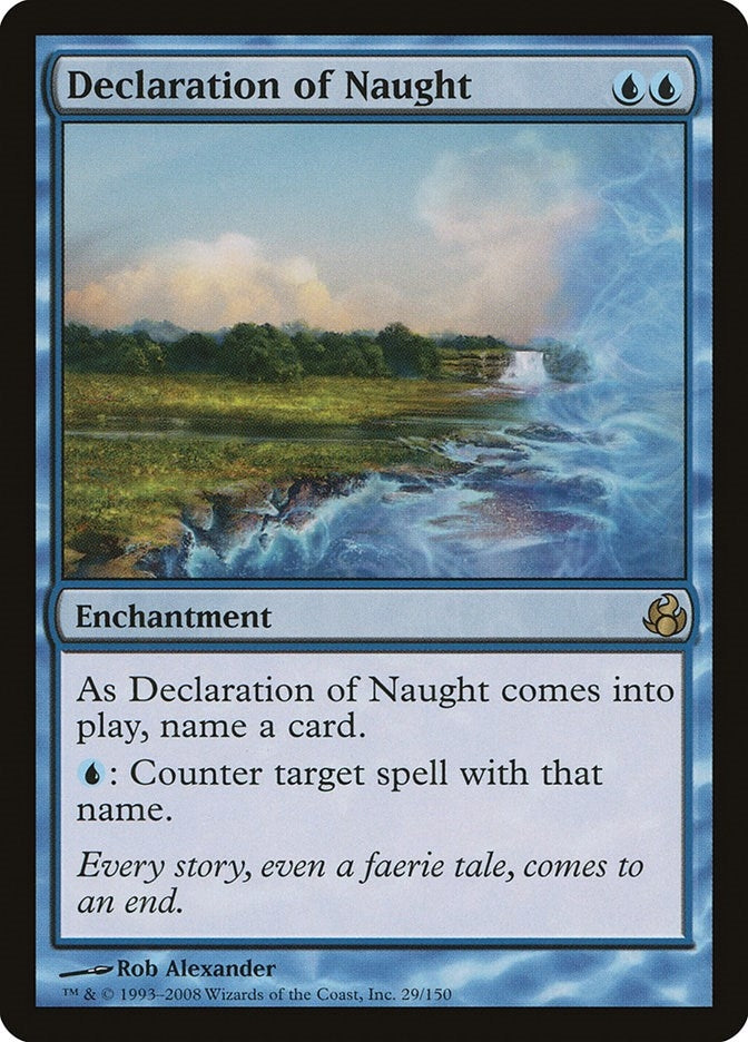 Image for Declaration of Naught (29) (MOR) - Magic: The Gathering