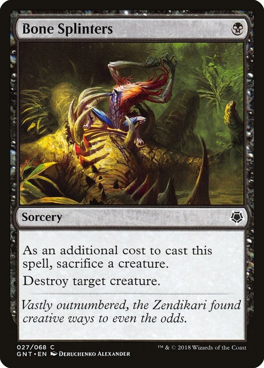 Image for Bone Splinters (27) (GNT) - Magic: The Gathering