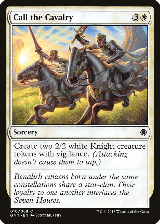 Image for Call the Cavalry (10) (GNT) - Magic: The Gathering