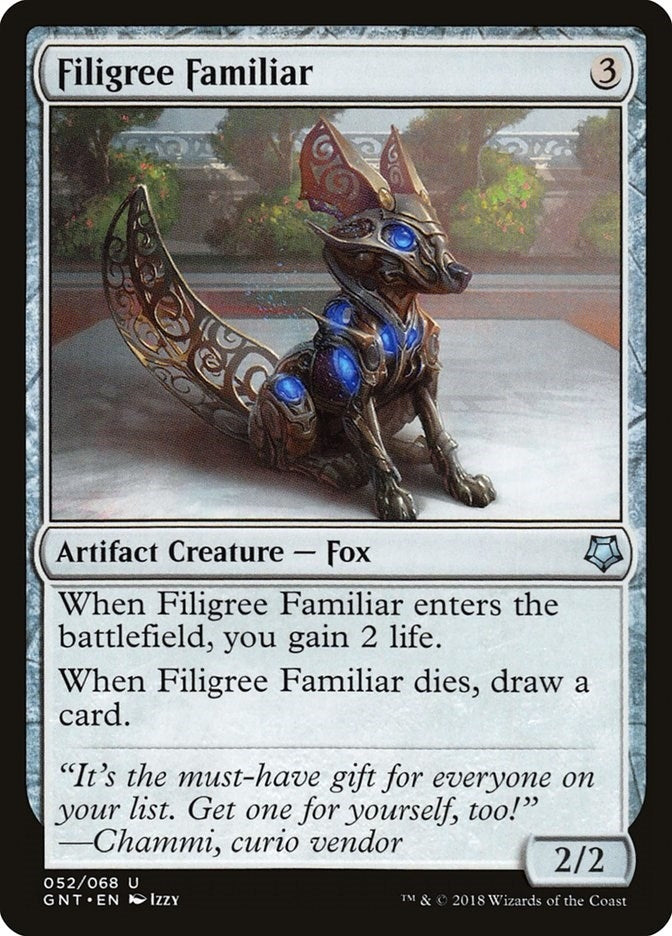 Image for Filigree Familiar (52) (GNT) - Magic: The Gathering