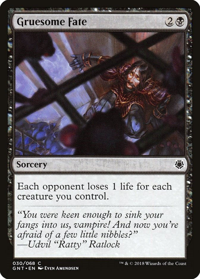 Image for Gruesome Fate (30) (GNT) - Magic: The Gathering