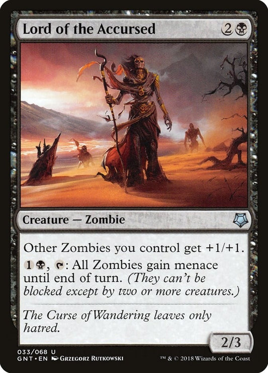 Image for Lord of the Accursed (33) (GNT) - Magic: The Gathering