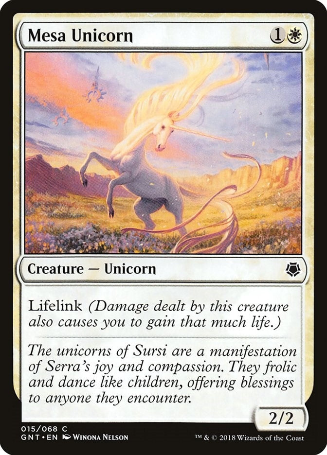 Image for Mesa Unicorn (15) (GNT) - Magic: The Gathering