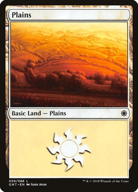 Image for Plains (059) (59) (GNT) - Magic: The Gathering