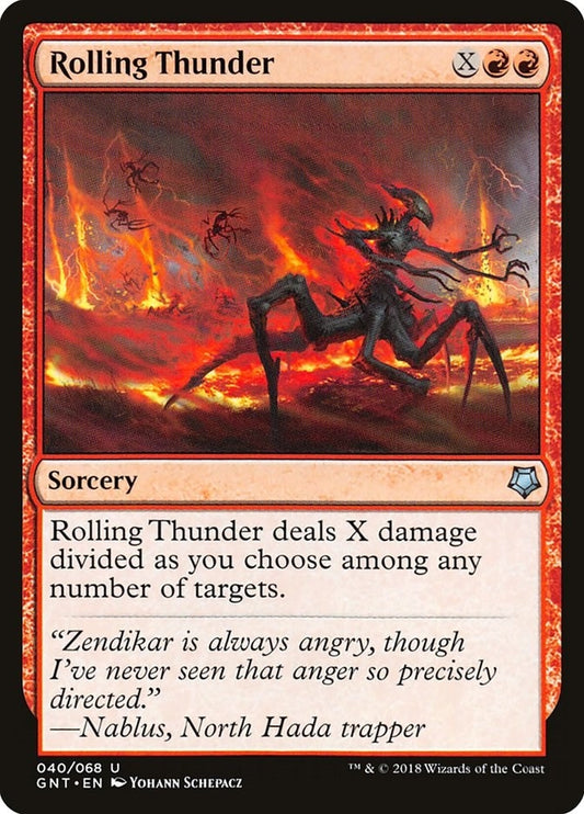 Image for Rolling Thunder (40) (GNT) - Magic: The Gathering