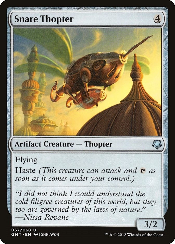 Image for Snare Thopter (57) (GNT) - Magic: The Gathering