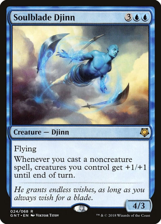 Image for Soulblade Djinn (24) (GNT) - Magic: The Gathering