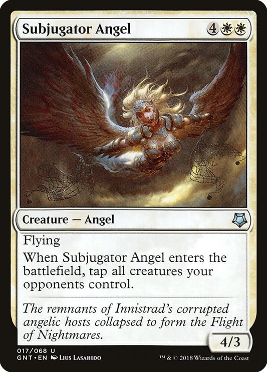Image for Subjugator Angel (17) (GNT) - Magic: The Gathering