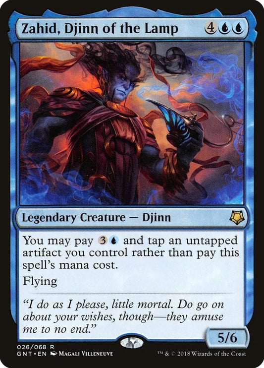 Image for Zahid, Djinn of the Lamp (26) (GNT) - Magic: The Gathering