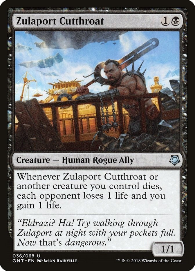 Image for Zulaport Cutthroat (36) (GNT) - Magic: The Gathering