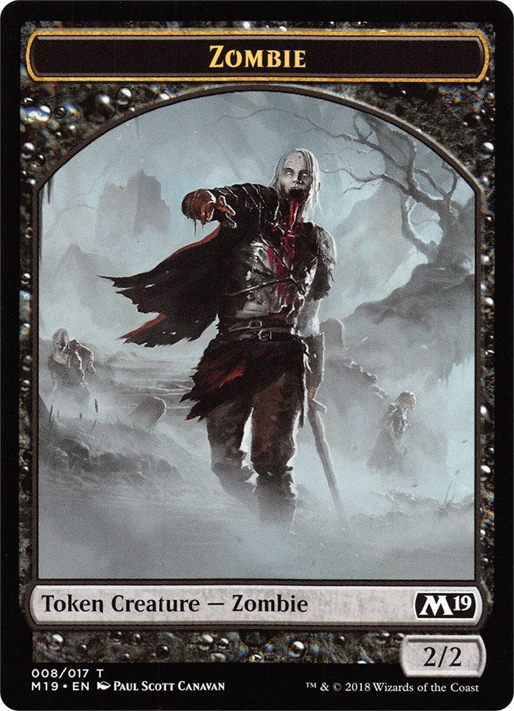 Image for Zombie // Thopter Double-Sided Token (Game Night) (8 // 14) (M19) - Magic: The Gathering